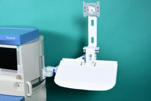 BYTEC monitor holder for anaesthesia machines, max. max. load capacity 5-9 kg, for TFT mon