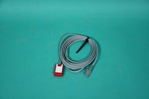 Neutral electrode cable for Valleylab and Erbe international for use with disposable adhes